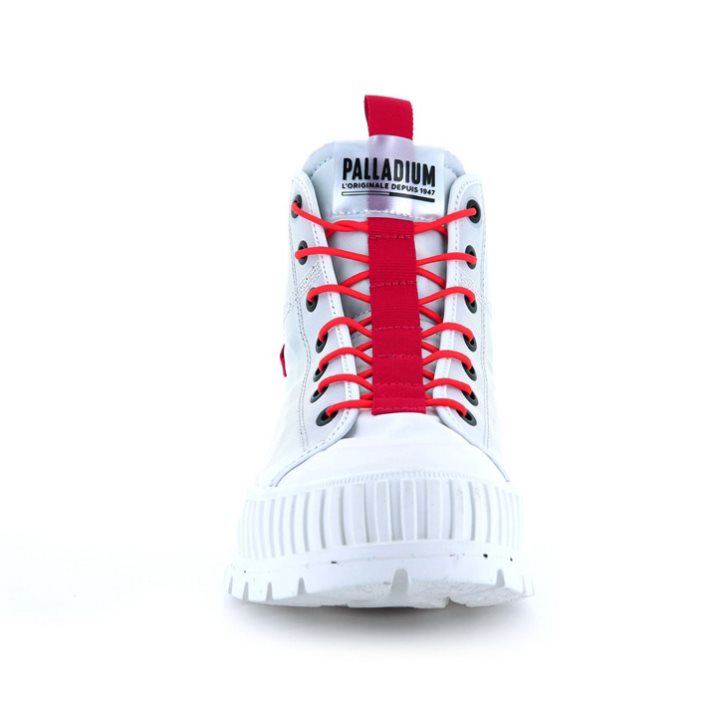 Palladium Pallashock Mid Ticket To Earth Stiefel Damen Hellblau | CH-8WGQ3