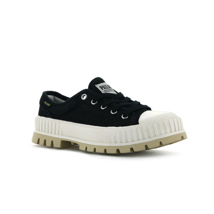 Palladium Pallashock OG Oxfords Schuhe Damen Schwarz | CH-2RCW3