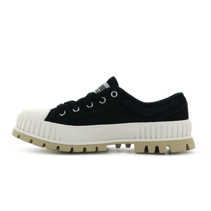 Palladium Pallashock OG Oxfords Schuhe Damen Schwarz | CH-2RCW3