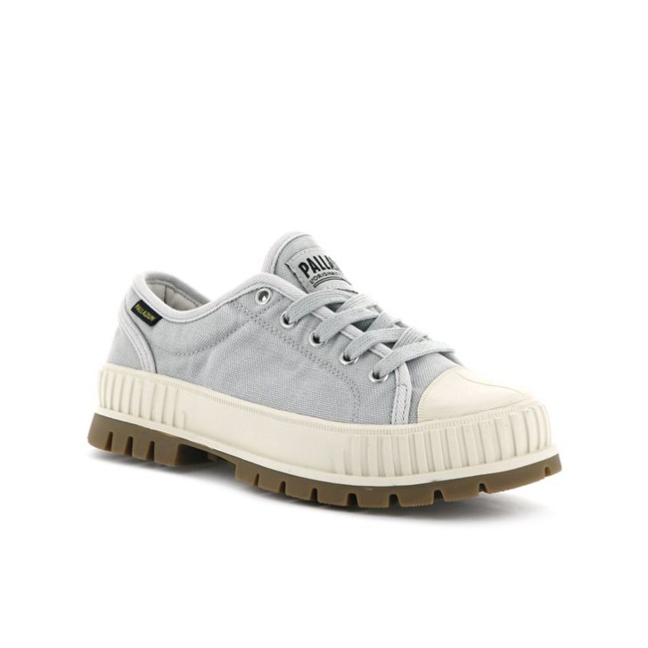 Palladium Pallashock OG Oxfords Schuhe Herren Hellgrau | CH-9ICQ1