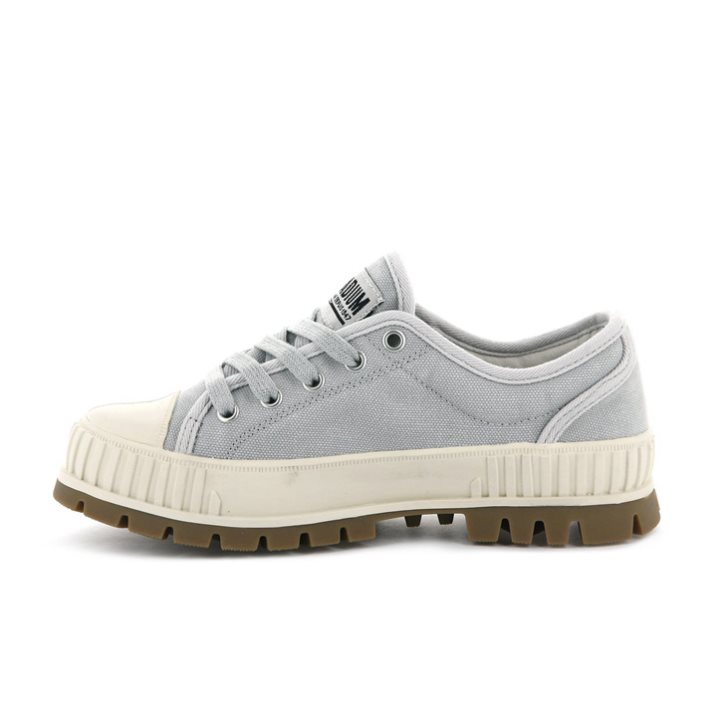 Palladium Pallashock OG Oxfords Schuhe Herren Hellgrau | CH-9ICQ1