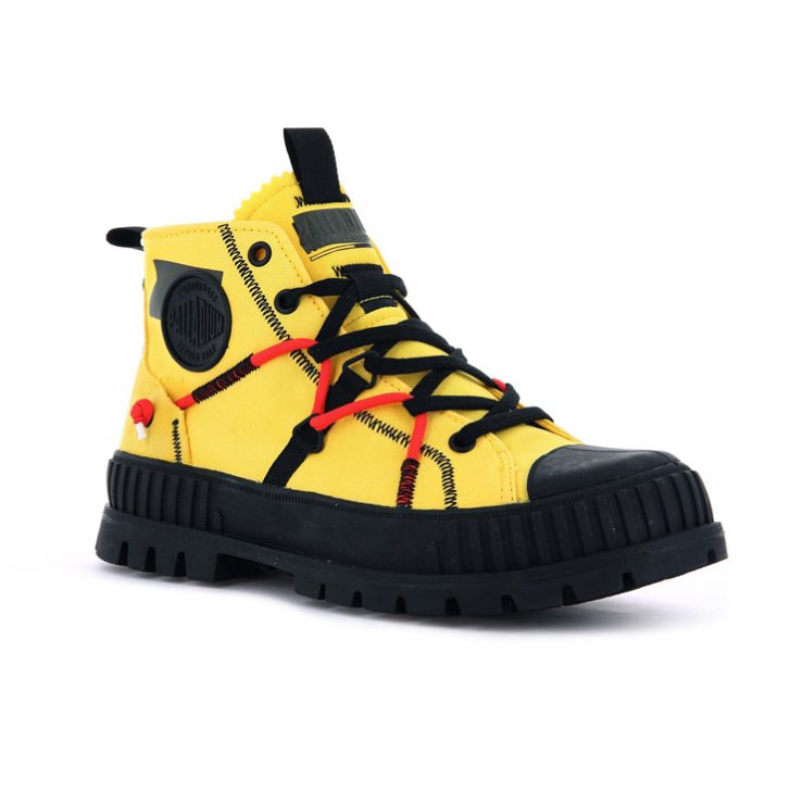 Palladium Pallashock Re-craft Stiefel Damen Zitrone | CH-8OAD4