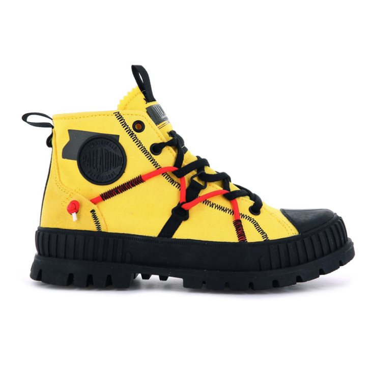 Palladium Pallashock Re-craft Stiefel Damen Zitrone | CH-8OAD4