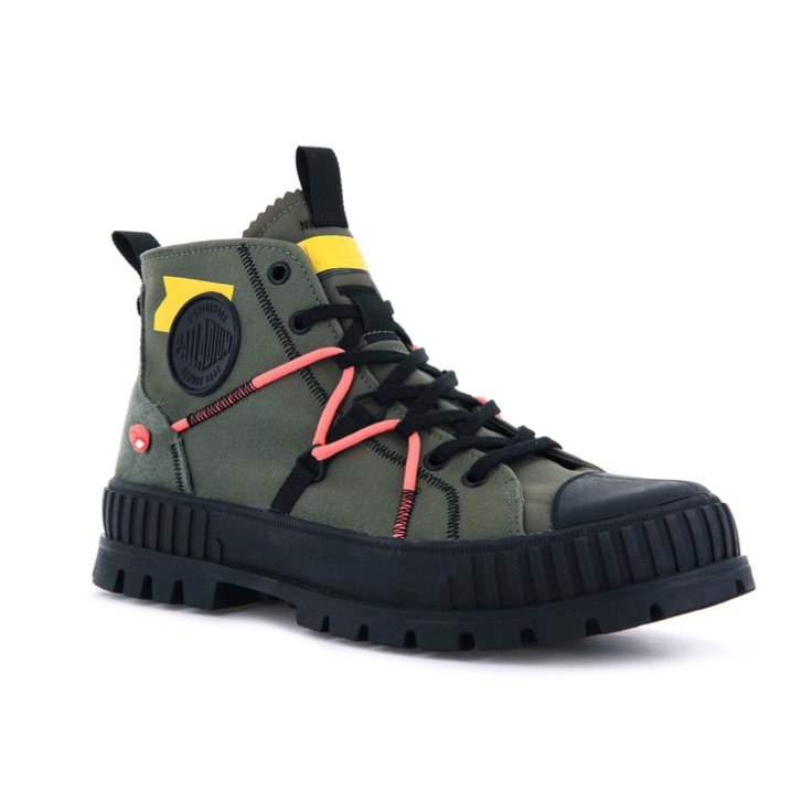 Palladium Pallashock Re-craft Stiefel Damen Olivgrün | CH-8YDB4