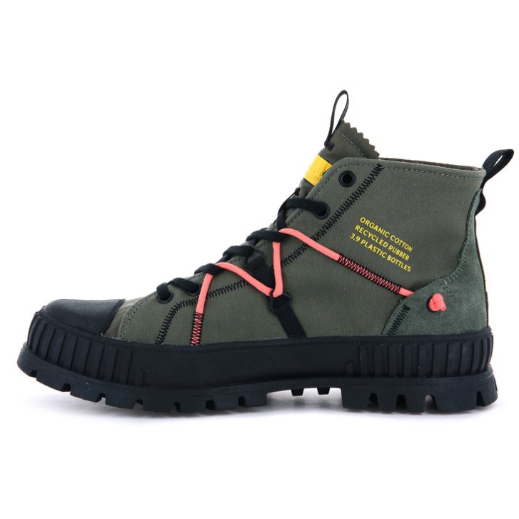 Palladium Pallashock Re-craft Stiefel Damen Olivgrün | CH-8YDB4