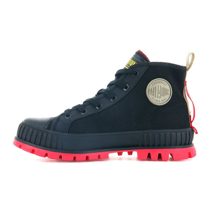Palladium Pallashock Supply Hi Stiefel Damen Schwarz | CH-9EQT7