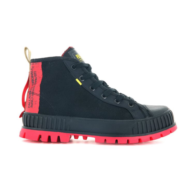 Palladium Pallashock Supply Hi Stiefel Damen Schwarz | CH-9EQT7