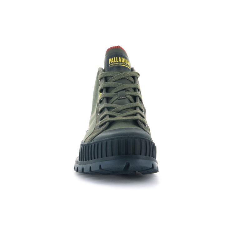 Palladium Pallashock Supply Hi Stiefel Herren Olivgrün | CH-1BHC6