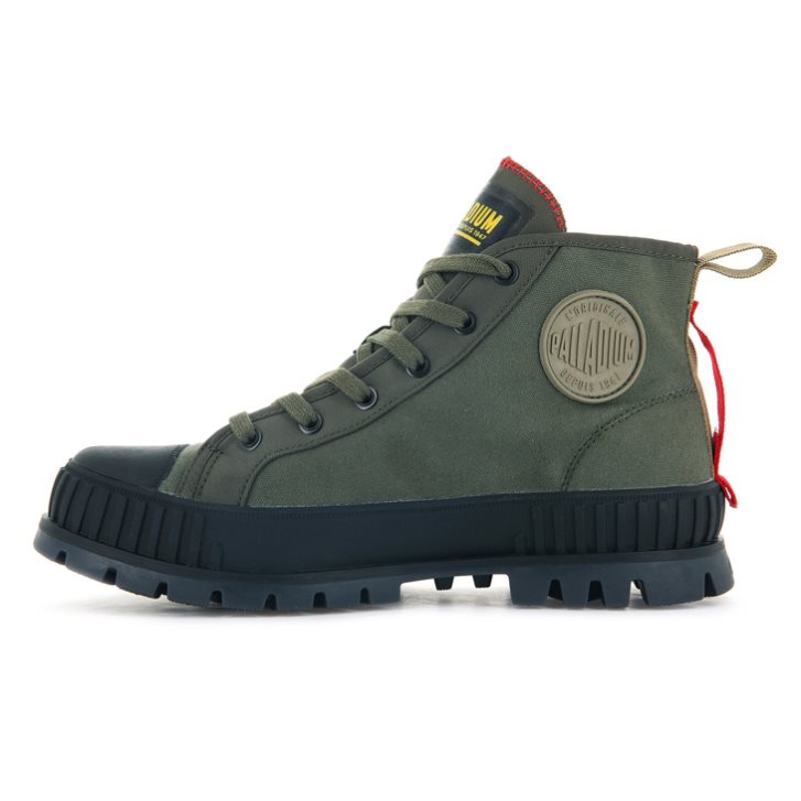 Palladium Pallashock Supply Hi Stiefel Herren Olivgrün | CH-1BHC6