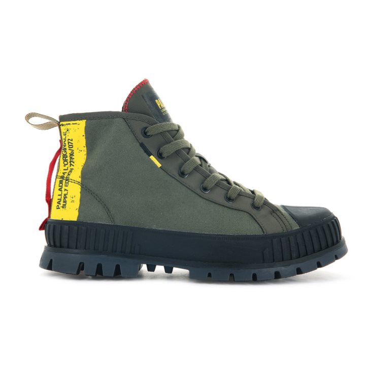 Palladium Pallashock Supply Hi Stiefel Herren Olivgrün | CH-1BHC6