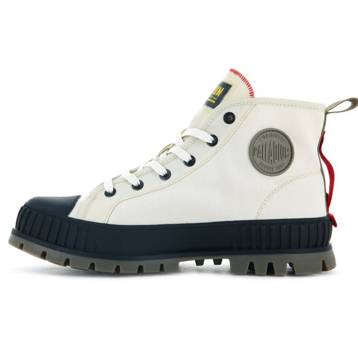 Palladium Pallashock Supply Hi Stiefel Herren Weiß | CH-1UNL4