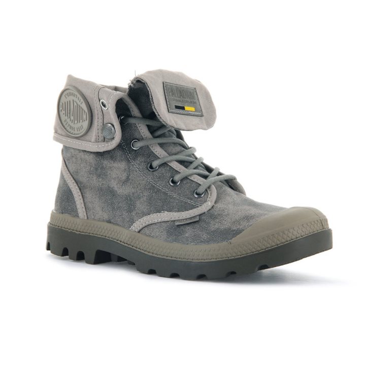 Palladium Pampa Baggy WAX Stiefel Herren Grau | CH-0CRT6