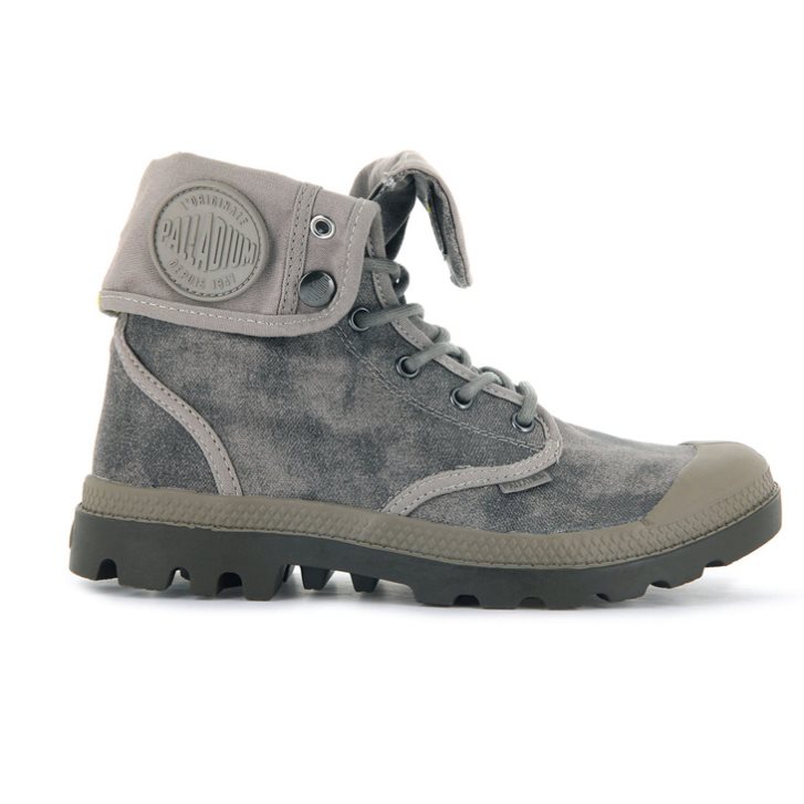 Palladium Pampa Baggy WAX Stiefel Herren Grau | CH-0CRT6