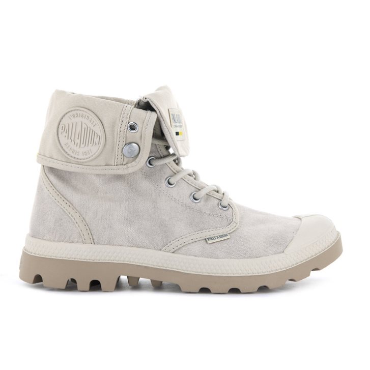 Palladium Pampa Baggy WAX Stiefel Herren Hellgrau | CH-1IMV3