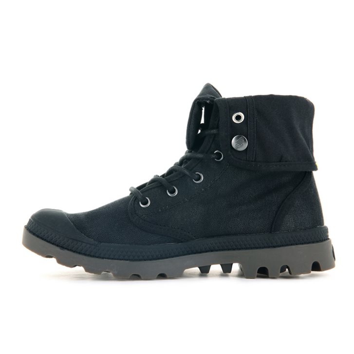Palladium Pampa Baggy WAX Stiefel Herren Schwarz | CH-8KHJ0