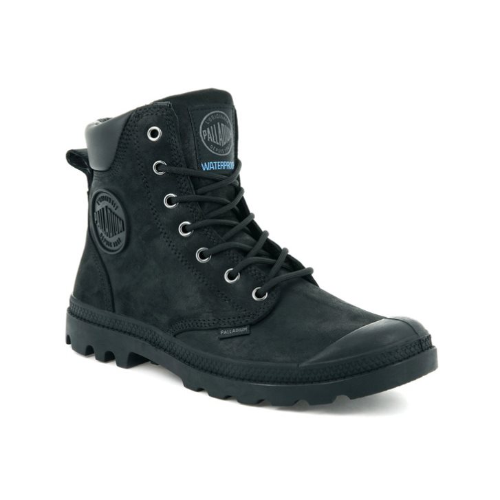 Palladium Pampa Cuff WP LUX Stiefel Damen Schwarz | CH-0NZO3