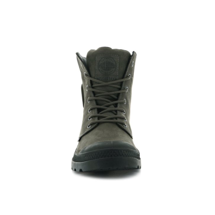 Palladium Pampa Cuff WP LUX Stiefel Damen Olivgrün | CH-3QCV7