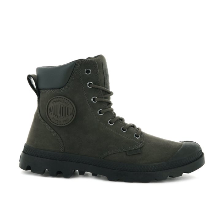 Palladium Pampa Cuff WP LUX Stiefel Damen Olivgrün | CH-3QCV7