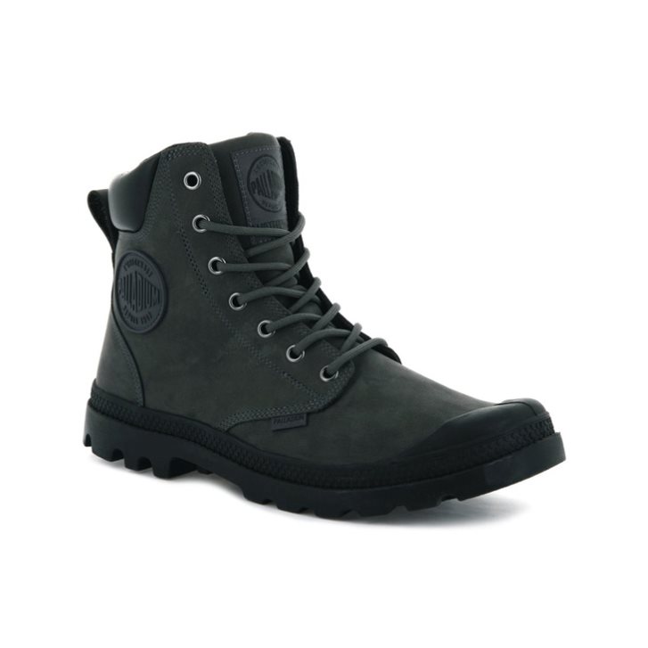 Palladium Pampa Cuff WP LUX Stiefel Herren Schwarz | CH-5NHX6