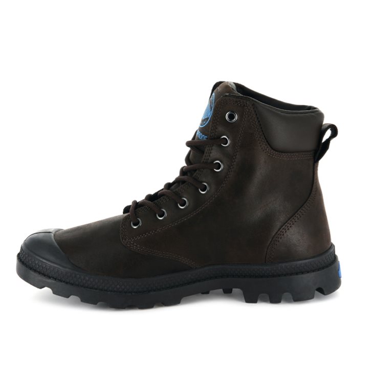 Palladium Pampa Cuff WP LUX Stiefel Herren Schokolade | CH-6TIV4