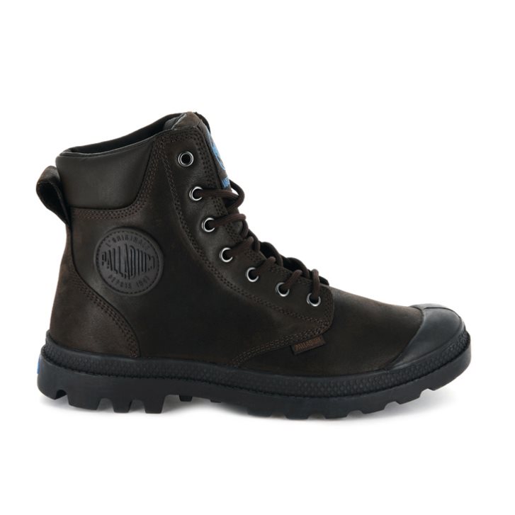 Palladium Pampa Cuff WP LUX Stiefel Herren Schokolade | CH-6TIV4