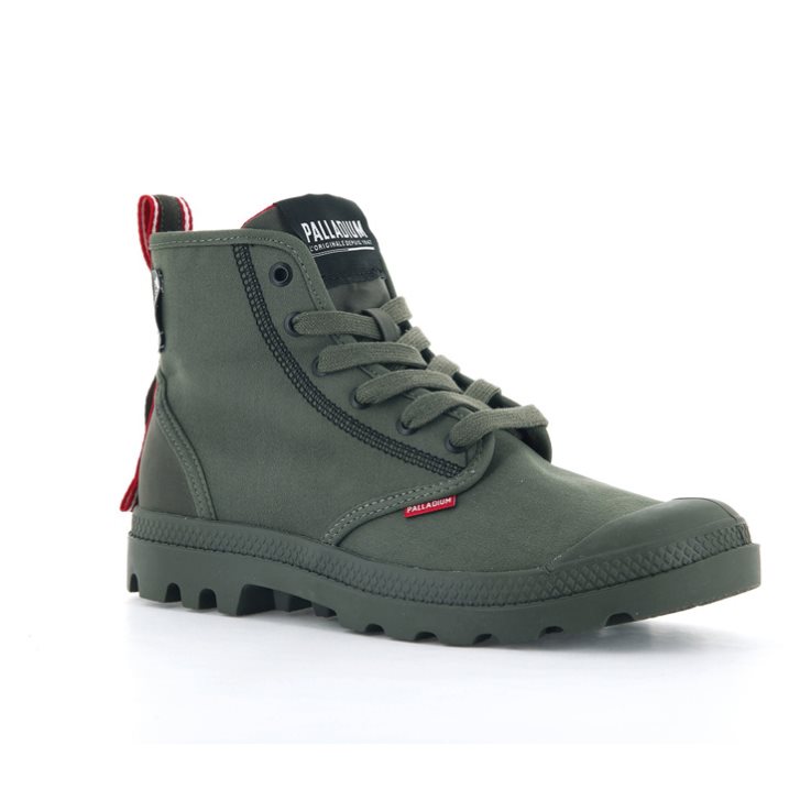 Palladium Pampa Dare 2 Survive Stiefel Herren Olivgrün | CH-2ASF3