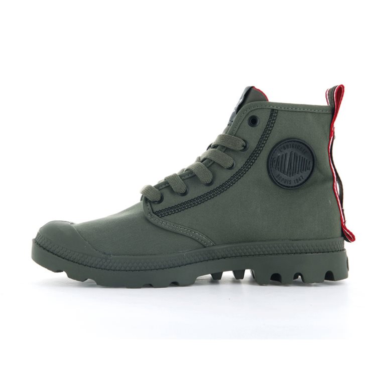 Palladium Pampa Dare 2 Survive Stiefel Herren Olivgrün | CH-2ASF3