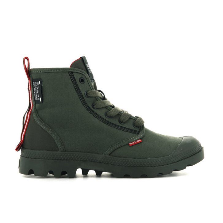 Palladium Pampa Dare 2 Survive Stiefel Herren Olivgrün | CH-2ASF3
