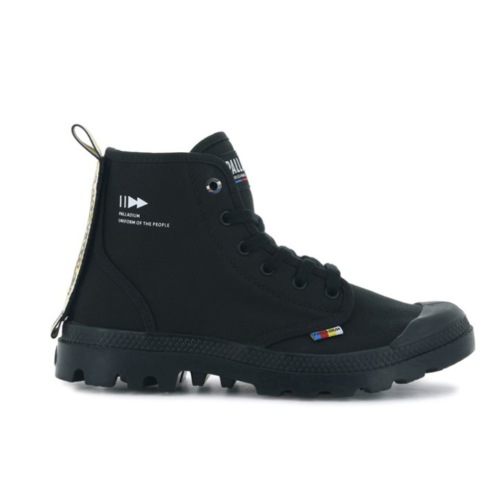 Palladium Pampa Dare Exchange Stiefel Damen Schwarz | CH-1NOL2