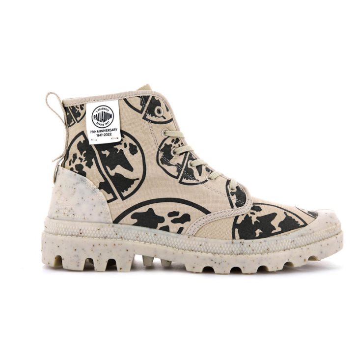 Palladium Pampa Eco-versary 75th Stiefel Herren Khaki | CH-2ENR3