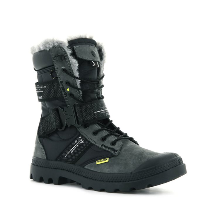 Palladium Pampa Europa Tactical Stiefel Herren Schwarz | CH-9QAP7