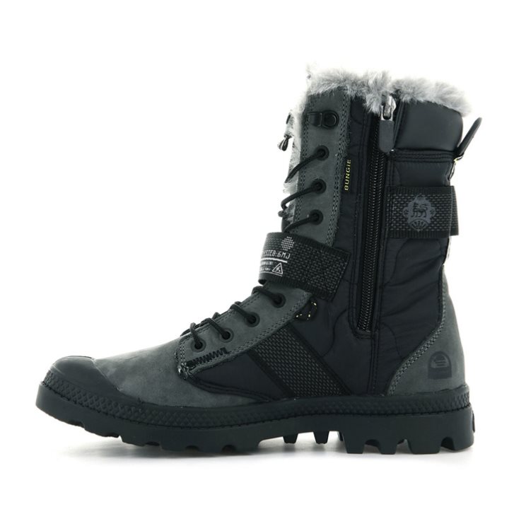 Palladium Pampa Europa Tactical Stiefel Herren Schwarz | CH-9QAP7