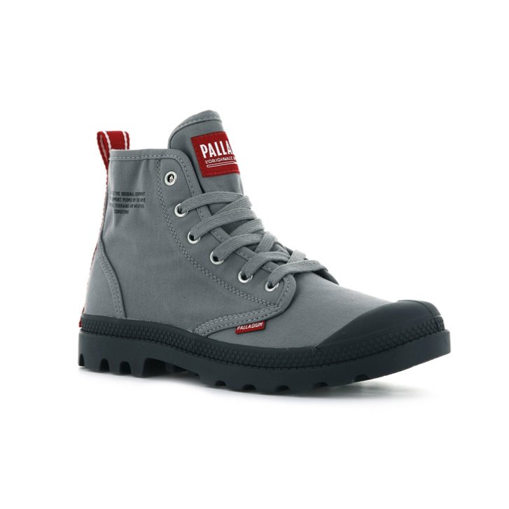 Palladium Pampa Hi Dare Stiefel Damen Grau | CH-8GCT2