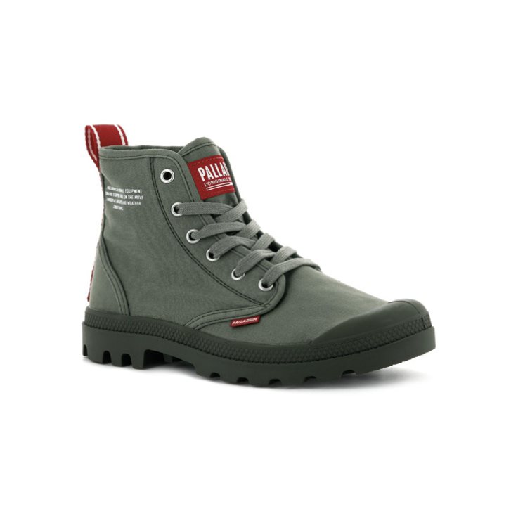 Palladium Pampa Hi Dare Stiefel Damen Olivgrün | CH-0GTW1