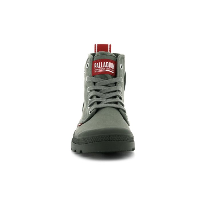 Palladium Pampa Hi Dare Stiefel Damen Olivgrün | CH-0GTW1