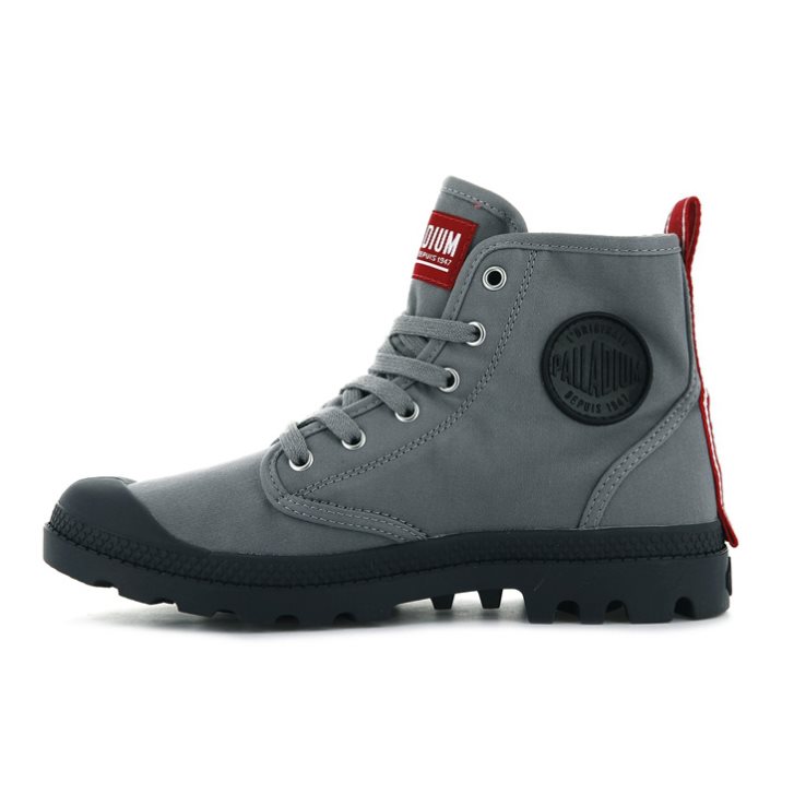 Palladium Pampa Hi Dare Stiefel Herren Grau | CH-6GME7
