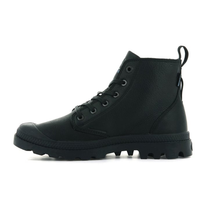 Palladium Pampa Hi Ess Leather WP+ Stiefel Herren Schwarz | CH-2RLH1