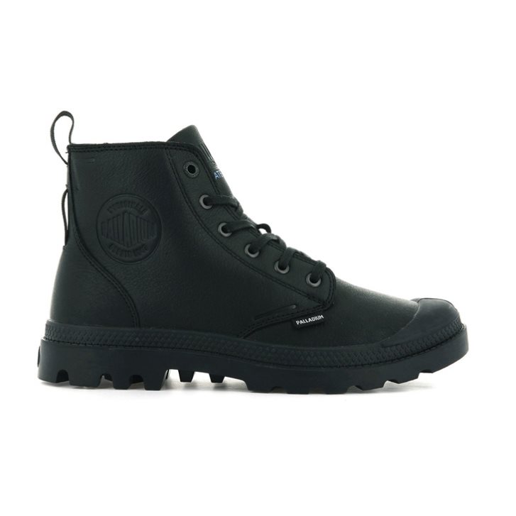 Palladium Pampa Hi Ess Leather WP+ Stiefel Herren Schwarz | CH-2RLH1
