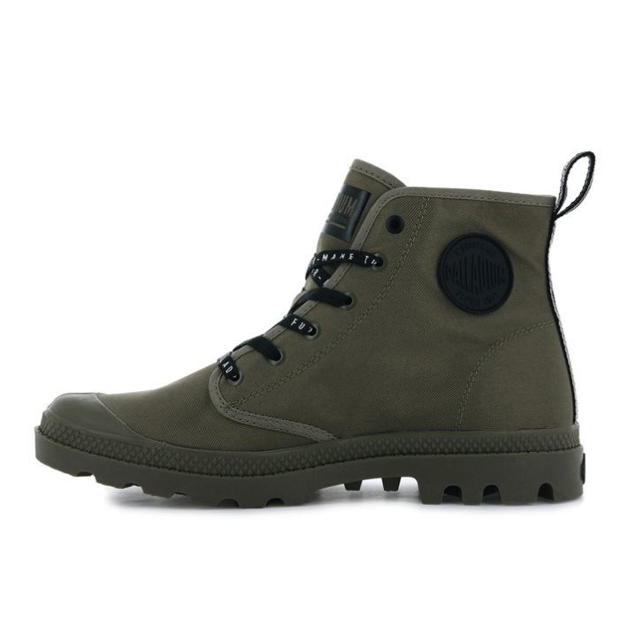Palladium Pampa Hi Future Stiefel Damen Olivgrün | CH-7YIQ2