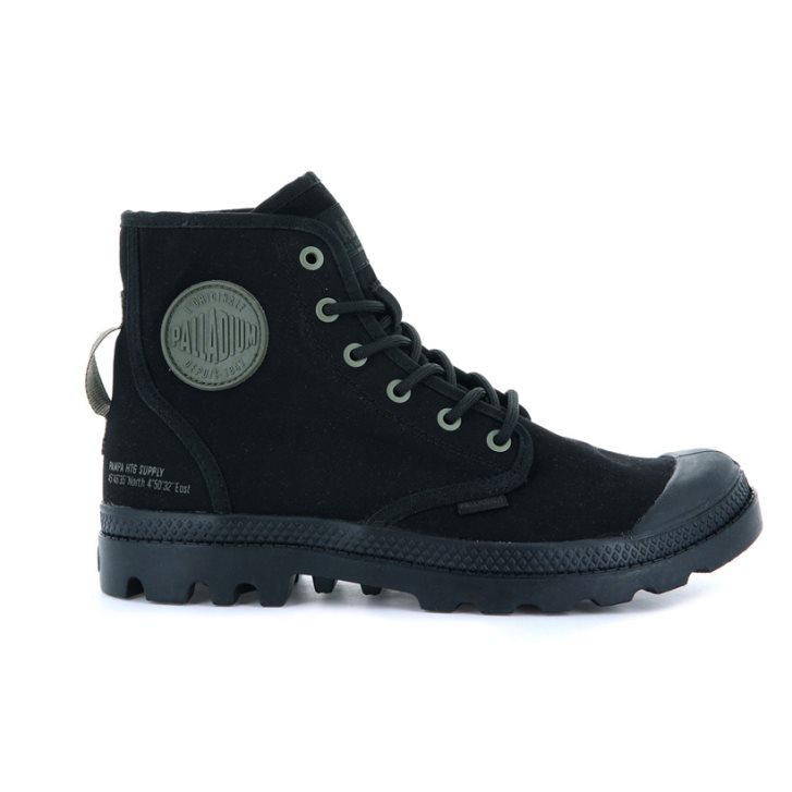 Palladium Pampa Hi Htg Supply Stiefel Damen Schwarz | CH-3OTQ6