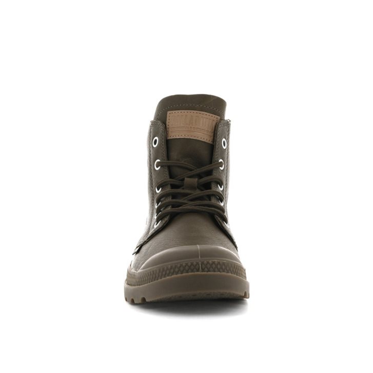 Palladium Pampa Hi Leather UL Stiefel Herren Schokolade | CH-0XIE1