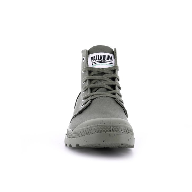 Palladium Pampa Hi Organic II Stiefel Damen Grau | CH-1SHI4