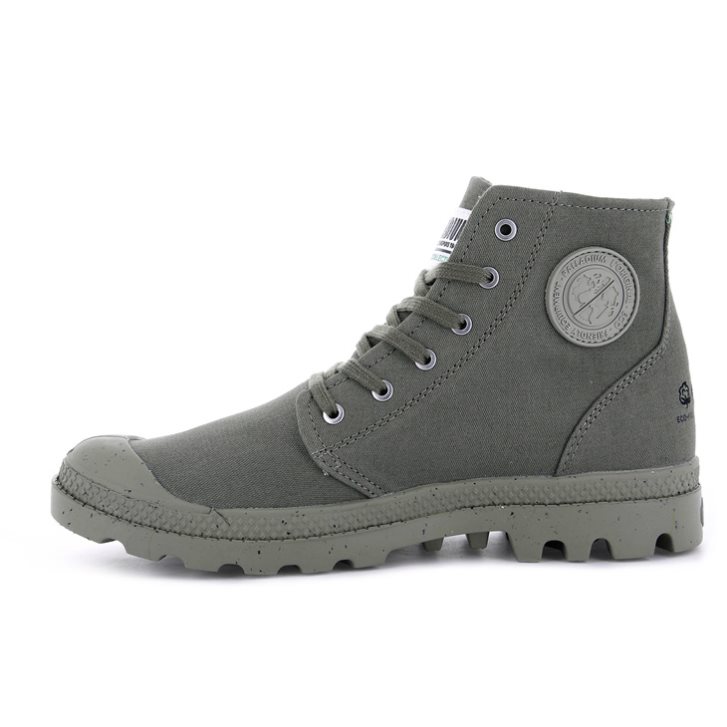 Palladium Pampa Hi Organic II Stiefel Damen Grau | CH-1SHI4