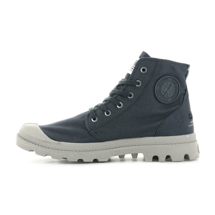 Palladium Pampa Hi Organic II Stiefel Herren Navy | CH-4HUN1
