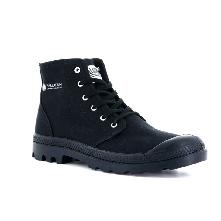Palladium Pampa Hi Organic II Stiefel Herren Schwarz | CH-6HSK8