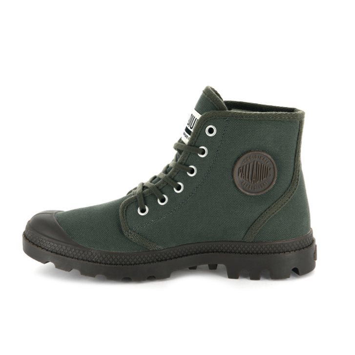 Palladium Pampa Hi Originale High Tops Sneaker Damen Olivgrün | CH-3GBE5