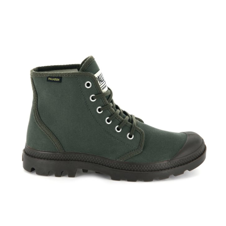 Palladium Pampa Hi Originale High Tops Sneaker Damen Olivgrün | CH-3GBE5
