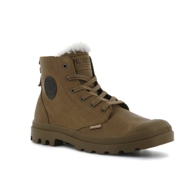 Palladium Pampa Hi Pilot Stiefel Damen Braun | CH-5VJQ2