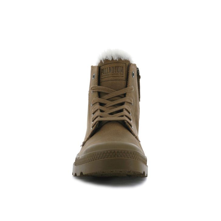 Palladium Pampa Hi Pilot Stiefel Damen Braun | CH-5VJQ2