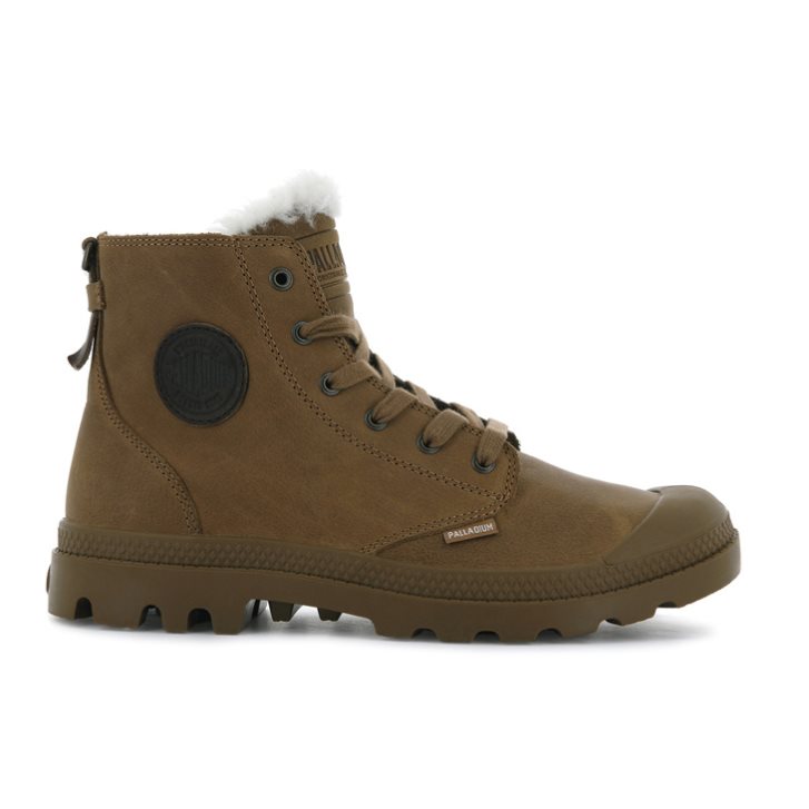 Palladium Pampa Hi Pilot Stiefel Damen Braun | CH-5VJQ2